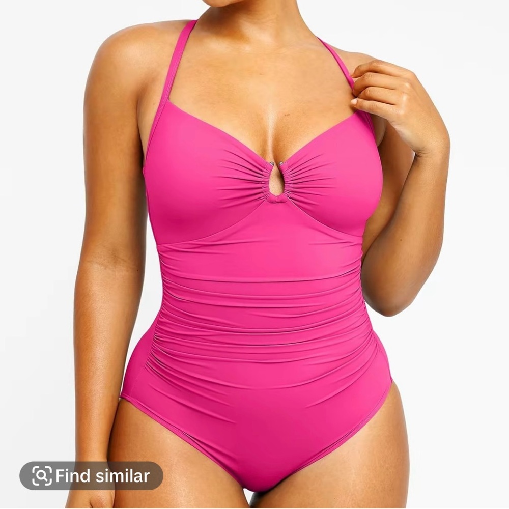 Shapellx Smart Sculp U-Ring Cut Out Shaping Swimsuit